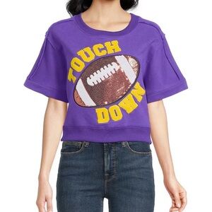 ANNA & AVA Football Sweatshirt